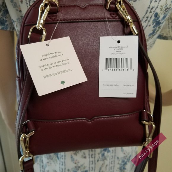 CHERRYWOOD MINI CONVERTIBLE BACKPACK KATE SPADE - Picture 8 of 16